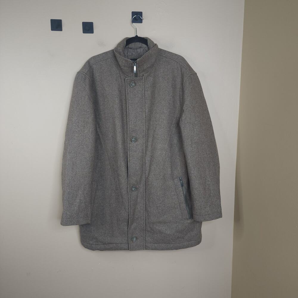 Jos. A. Bank Wool Blend Overcoat in Tan Size XL